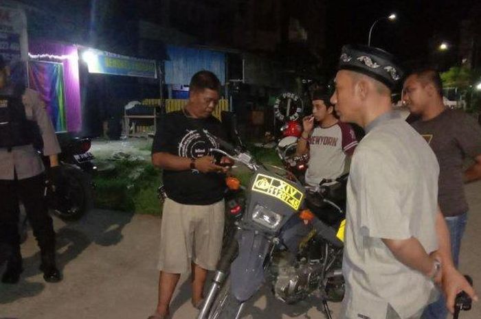 Operasi Polres Wajo mengamankan motor aksi balap liar