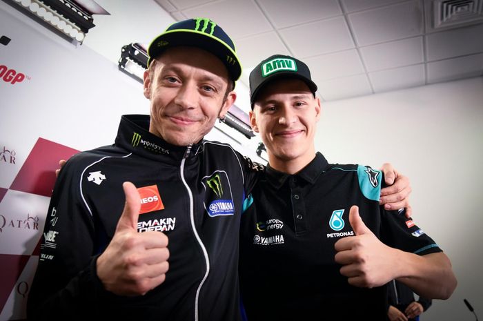 Fabio Quartararo akan menggantikan Idolanya yaitu Valentino Rossi di tim pabrikan Yamaha