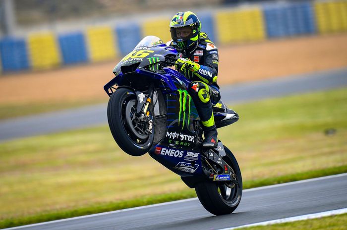 Valentino Rossi berhasil meraih posisi start lebih baik di sesi kualifikasi MotoGP Prancis 2019 