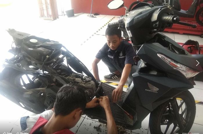 Perlu bongkar bodi motor saat ganti kabel bodi