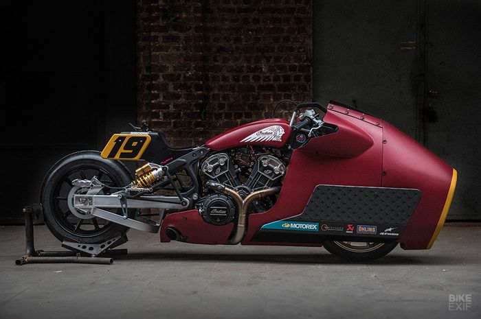 Modifikasi Indian Scout Bobber garapan Workhorse Speedshop