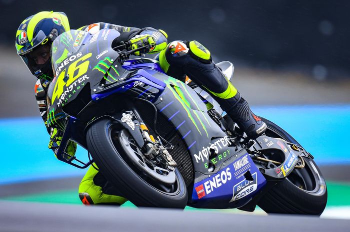 Valentino Rossi menggunakan aero fairing baru di race MotoGP Prancis
