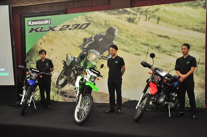 Kawasaki resmikan KLX 230 di Kemayoran, Jakarta Pusat (22/5/2019)