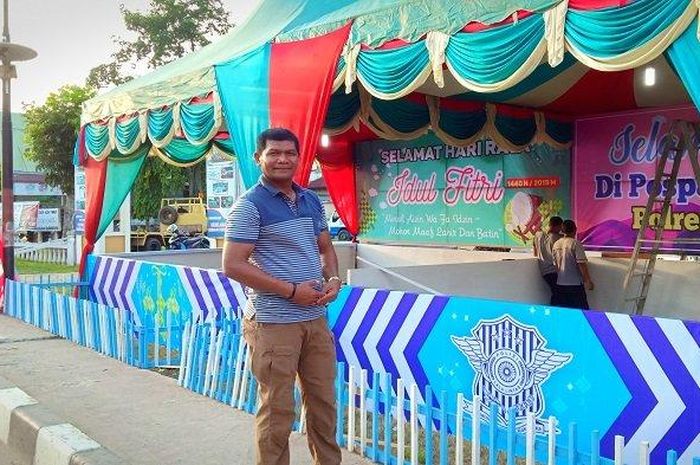 Polres Aceh Timur mendirikan pos pengamanan dan pelayanan  arus mudik, Minggu (26/5/2019). 