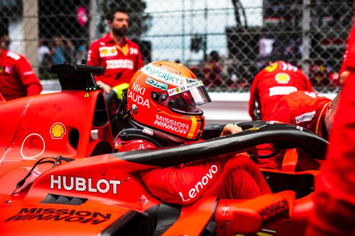Sebastian Vettel, Scuderia Ferrari, F1 Monako