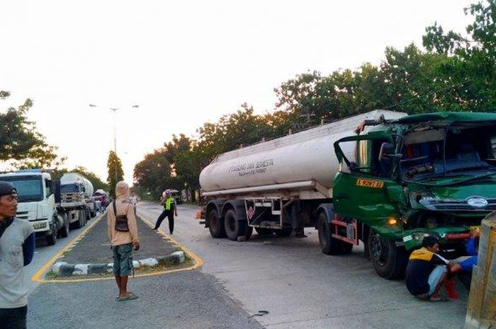 Kecelakaan yang terjadi di Lingkar Selatan Kudus, Senin (27/5/2019)