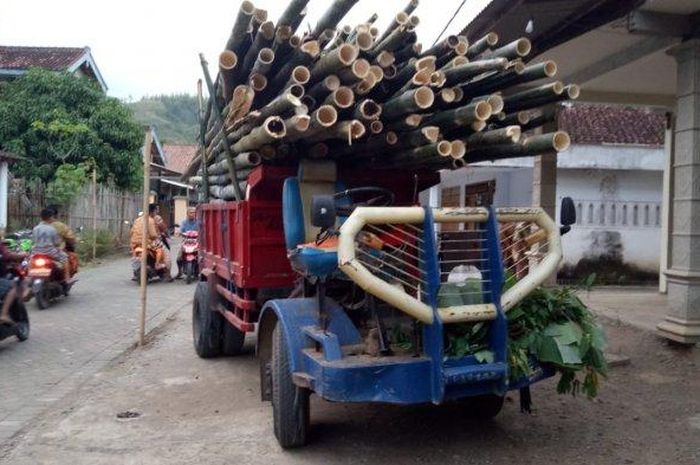 Gerobak maut bermesin diesel yang tewaskan 3 orang di Tulungagung