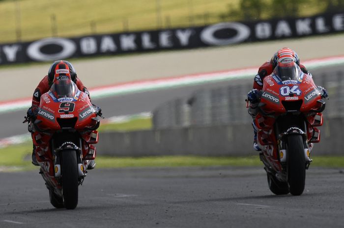 Danilo Petrucci dan Andrea Dovizioso, Mission Winnow Ducati, MotoGP Italia