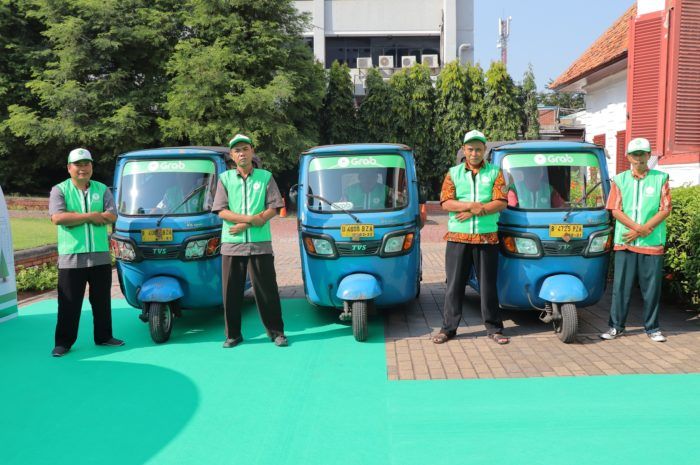 GrabBajay saat ini baru bisa melayani di 5 titik di Jakarta Pusat.