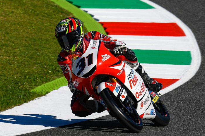 Gerry Salim berlaga di Moto3 Italia 2019