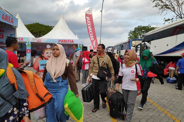 Peserta Mudik Balik Bareng Honda 2019 sudah sampai di Kota Solo