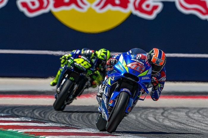 Rins vs Rossi di Amerika