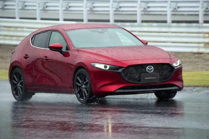 All New Mazda3 yang dipamerkan Mazda Motor Corporation (MMC) di Jepang.