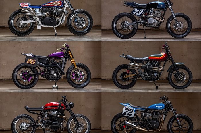 Kumpulan motor scrambler tracker dan adventure bike dari Handbuilt Motorcycle Show 2019