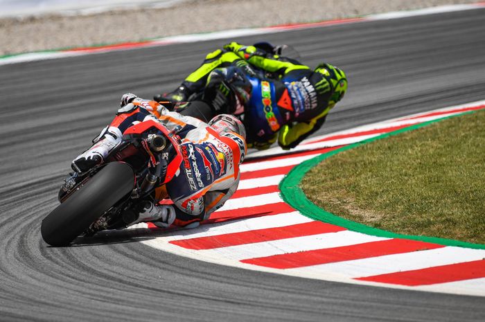 Marc Marquez dan Valentino Rossi