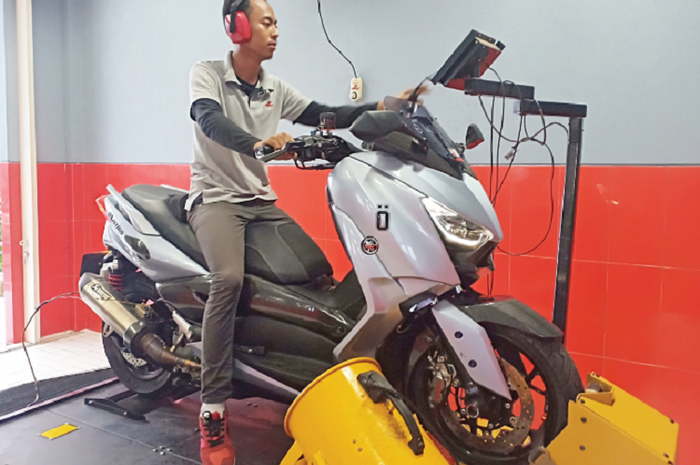 Dyno test Yamaha XMAX 335 cc.