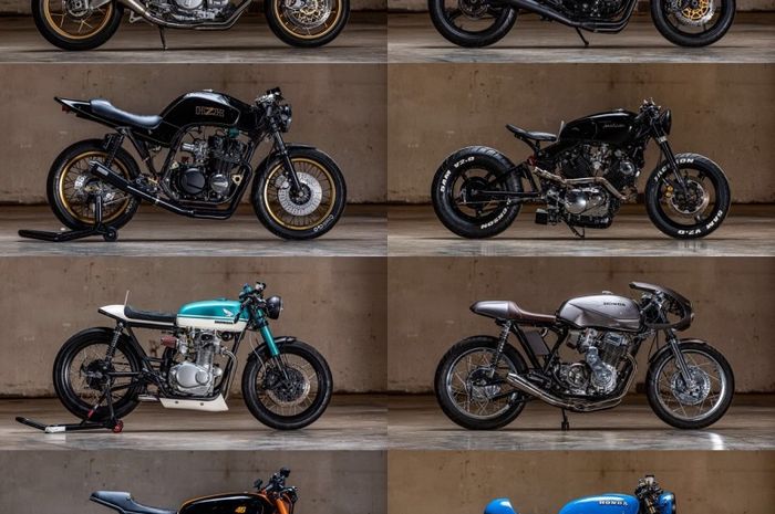 Kumpulan modifikasi bergaya cafe racer dari Handbuilt Motorcycle Show