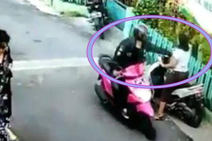 Pengguna Honda BeAT pink yang dikira begal payudara