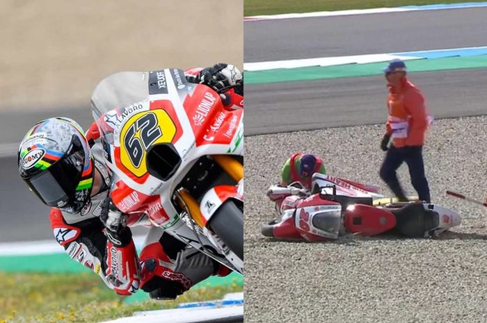 Stefano Manzi dianggap penyebab Dimas Ekky crash di Moto2 Belanda 2019