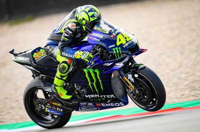 Valentino Rossi di sesi FP1 MotoGP Belanda 2019