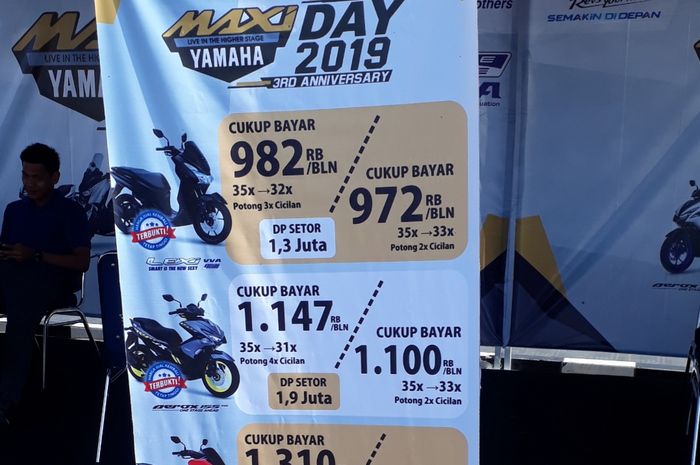Berbagai promo menarik Maxi Series di Maxi Yamaha Day 2019