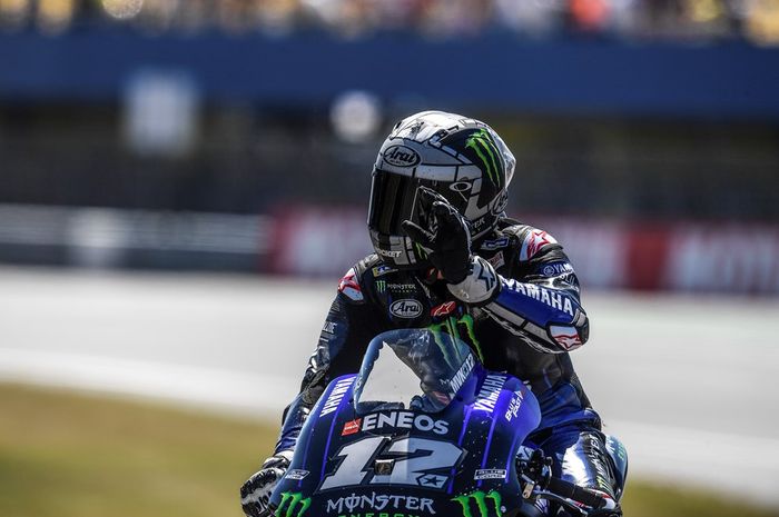 Maverick Vinales puas bisa menang lagi setelah terakhir kali ia lakukan tahun lalu di Australia