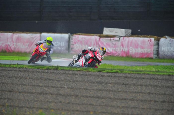 Awhin Sanjaya mampu finish terdepan di race 2 AP250 ARRC Jepang