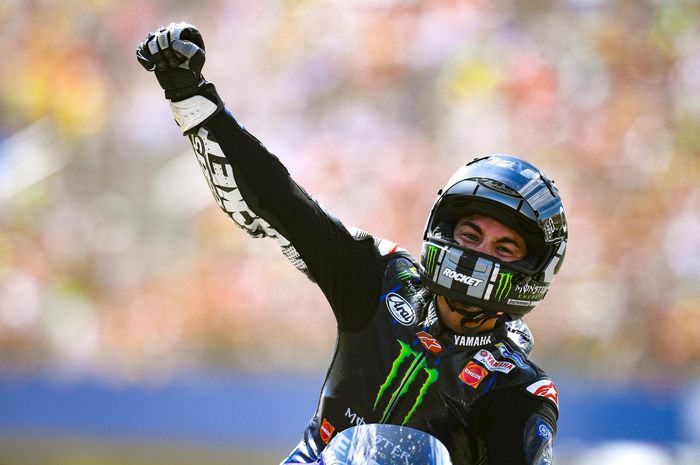 Maverick Vinales sangat emosional dengan kemenangan di MotoGP Belanda 2019