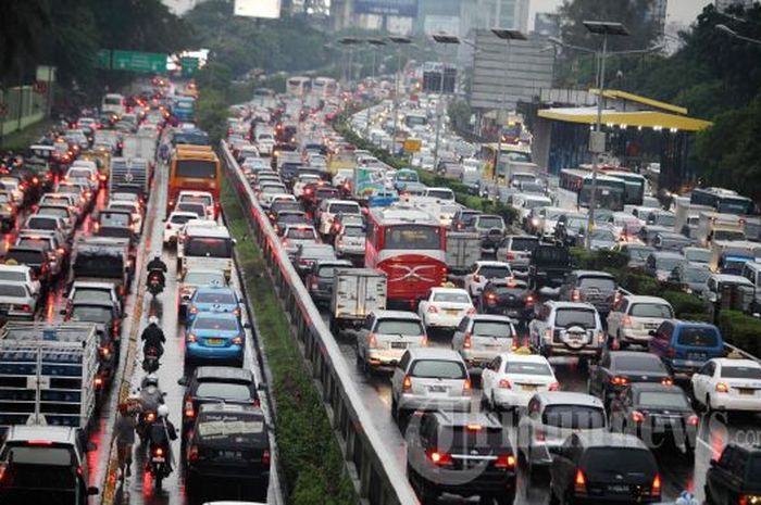 Kemacetan Jakarta saat jam sibuk