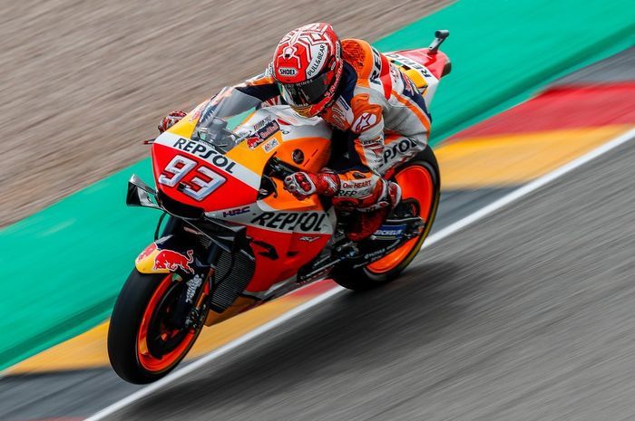 Marc Marquez menjadi yang tercepat, sementara Valentino Rossi harus berjuang usai gagal masuk ke kualifikasi 2,berikut hasil FP3 MotoGP Jerman 2019