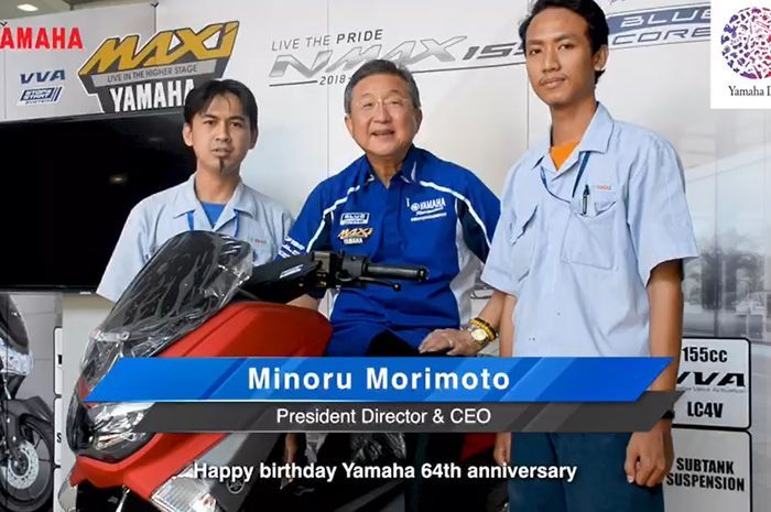 Yamaha bagi-bagi motor di Hari Ulang Tahun (HUT) ke-64