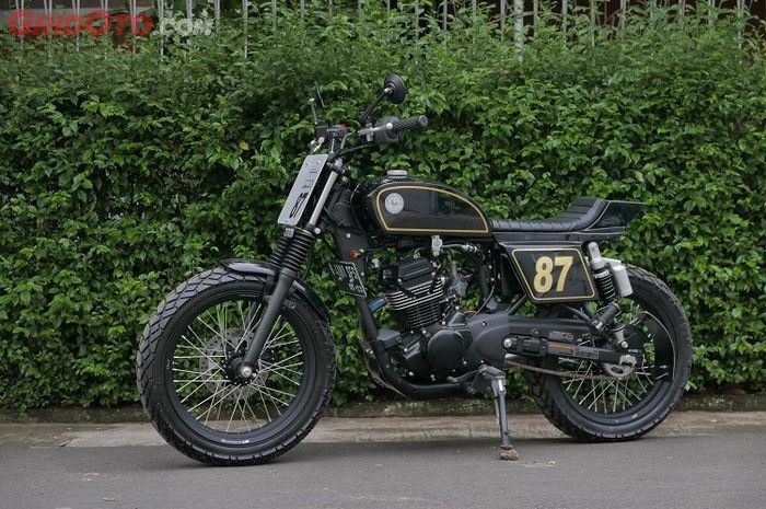 Kawasaki W175 2018 Bubur Ayam Flat Track