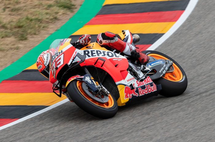  Pembalap Repsol Honda, Marc Marquez pilih bermain aman di MotoGP Jerman 2019 demi menjaga posisinya di puncak klasemen sementara