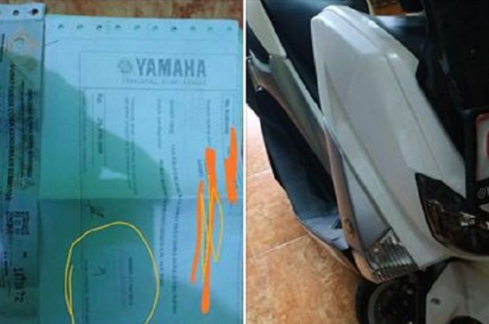 Pemilik motor Yamaha NMAX keluhkan lamanya pengiriman pelat nomor baru.
