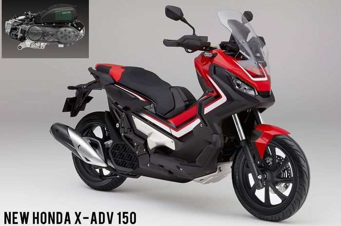 Prediksi bentuk dari Honda X-ADV 150
