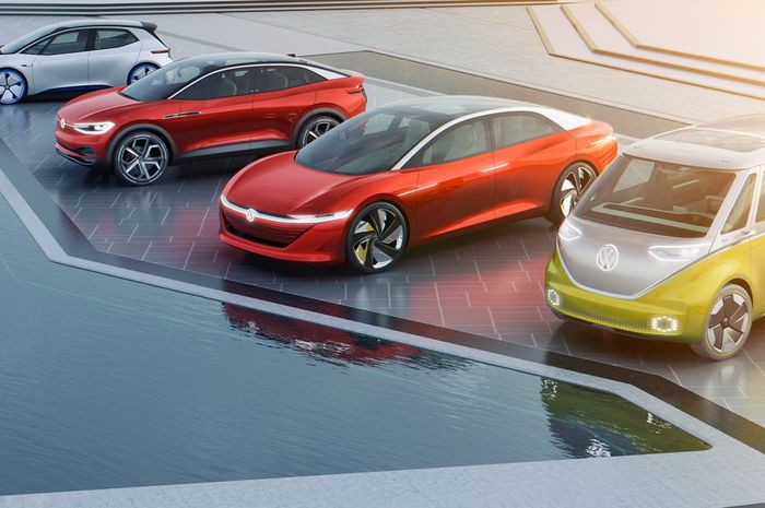Deretan mobil listrik konsep dari Volkswagen dengan teknologi I.D dan platform MEB