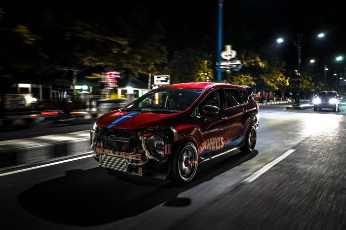 Xpander asal Cirebon dikendarai dengan mesin turbo yang sudah aktif