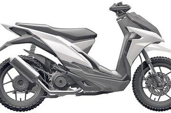 Motor matik konsep bergaya adventure dari Honda