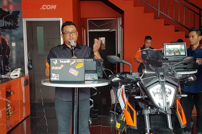 Perkenalan Alat XC-2 di motor KTM Indonesia