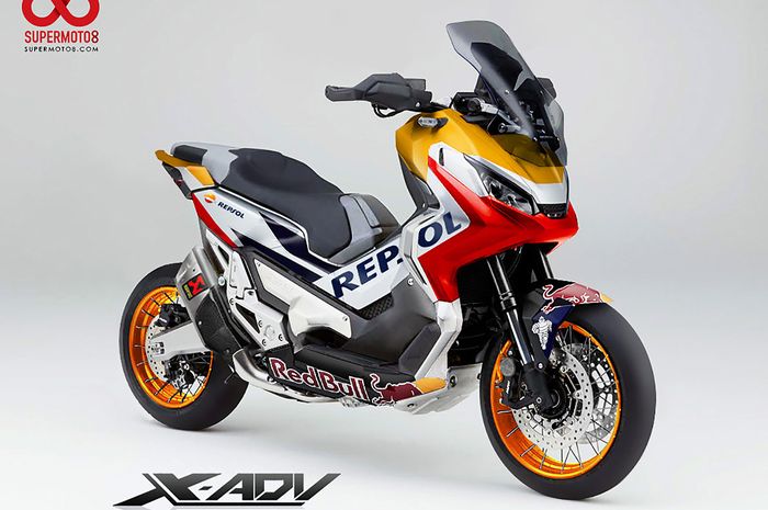 Honda X-ADV livery Repsol Honda MotoGP