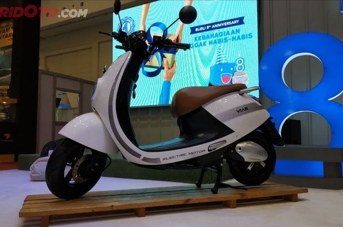 New Viar Q1 yang diluncurkan di GIIAS 2019.