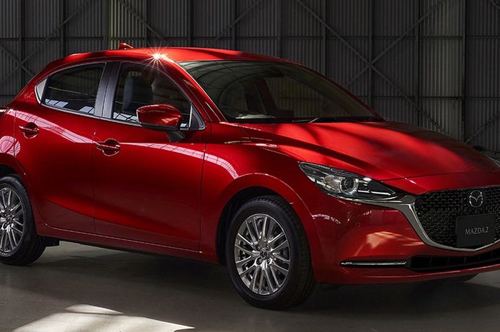 Penampakan Mazda2 facelift model year 2020