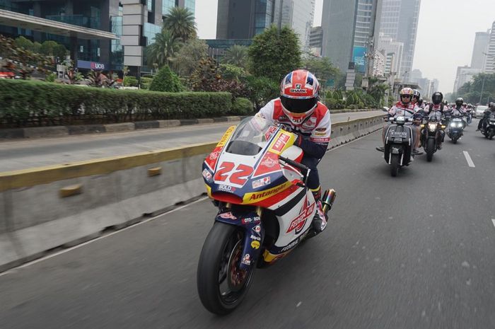 Sam Lowes satmori di Jakarta (20/7)