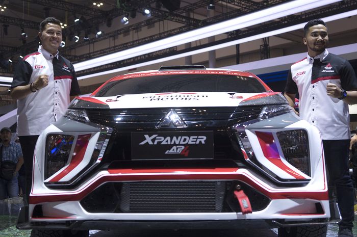 Rifat Sungkar (kiri) dan M.Redwan akan membesut Mitsubishi Xpander untuk kompetisi APRC dan Kejurnas Sprint Reli