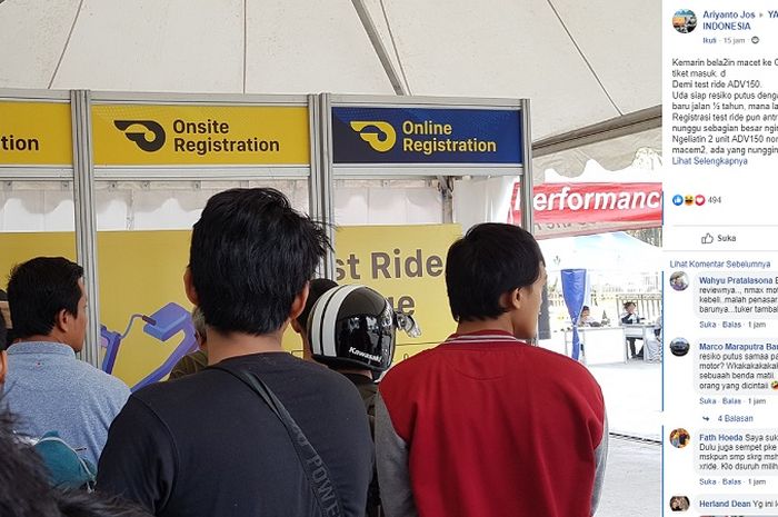 Tes ride skutik adventure Honda ADV 150 digelar untuk wartawan dan bikers di GIIAS 2019.