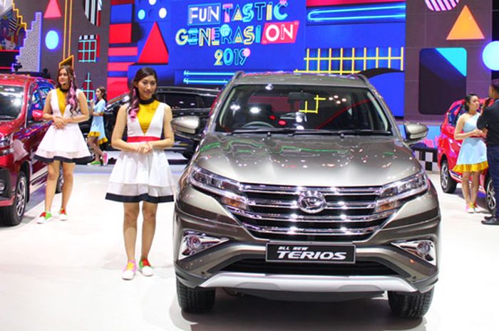 Booth daihatsu di GIIAS 2019, ICE BSD City, Tangerang.