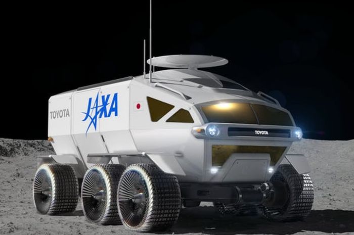 Kendaraan penjelajah bulan rancangan Toyota dengan JAXA 