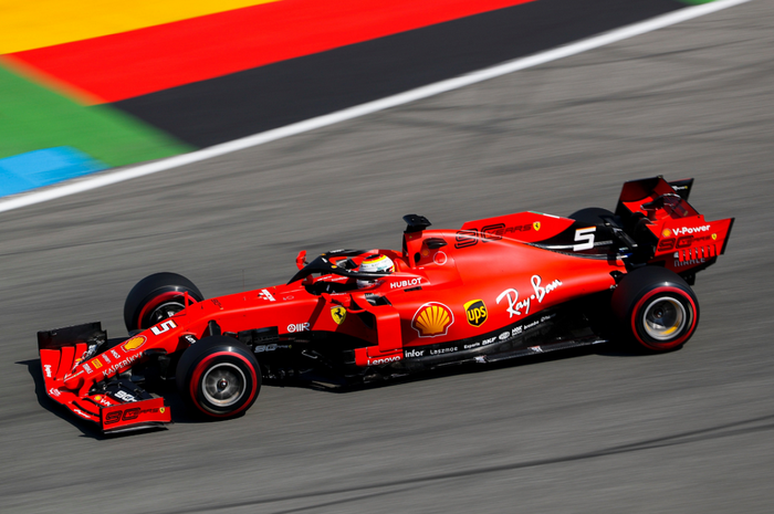 Sebastian Vettel tercepat di FP1 F1 Jerman 2019