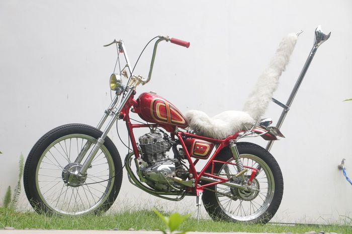 Suzuki Thunder 125 modifikasi chopper low rider