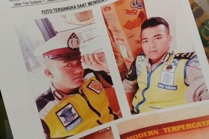 Foto Arief Septian, polisi gadungan yang membawa kabur 17 motor curian